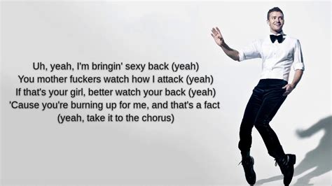 back sexy|Justin Timberlake – SexyBack Lyrics .